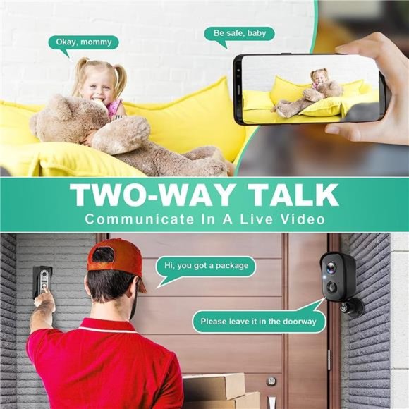 Security Cameras Wireless Outdoor, 1080P Battery Powered AI Motion Detection - Picture 6 of 6